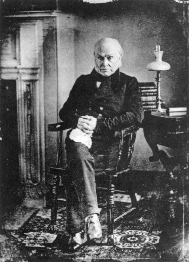 Bức ảnh đầu tiên chụp một vị tổng thống - John Quincy Adams, 1843