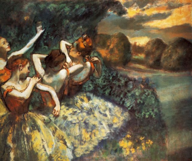 Bốn vũ công - Edgar Degas - 1900