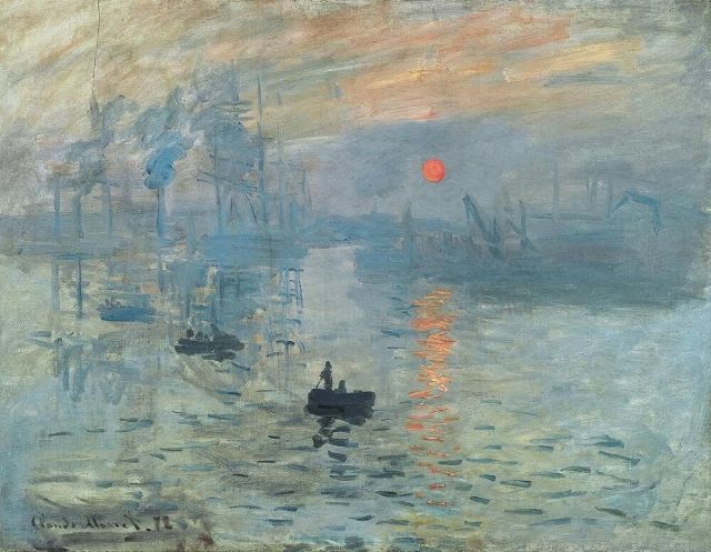 Bức tranh Ấn tượng mặt trời mọc - Claude Monet