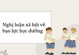 Nghị luận xã hội về bạo lực học đường